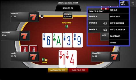 Instant Play at Intertops Poker .